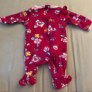 Wonder Nation Newborn Floral Onesie